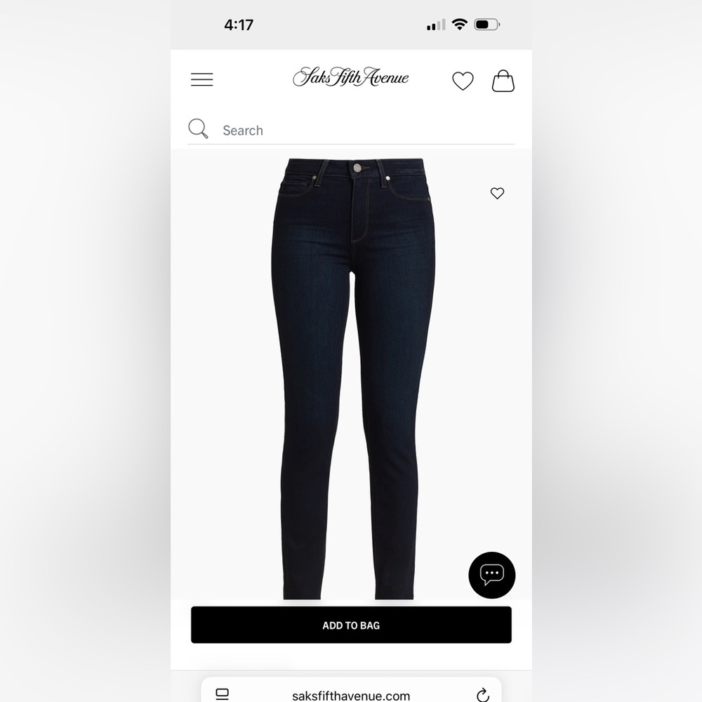 PAIGE Women's Skinny Jeans - Black